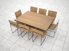 Dininig table 3D Model
