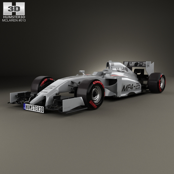 McLaren MP4-29 2014 3D Model