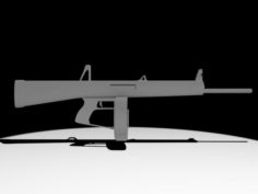 Machine gun AA-12 3D Model