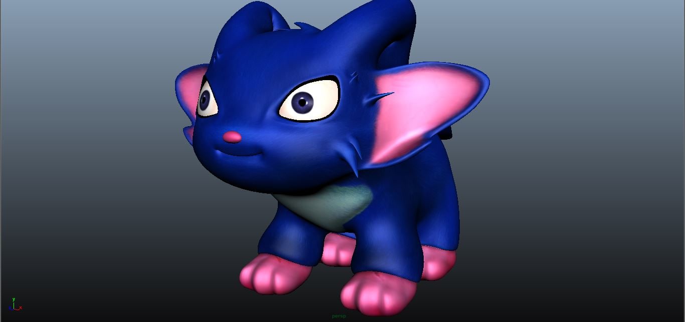 3D model Kitty Free 3D Model
