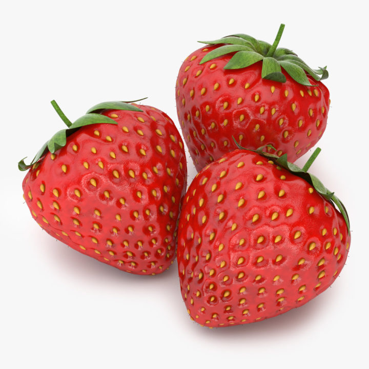 Strawberry 01 3D model 3D Model