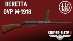 Beretta OVP M-1918 3D Model