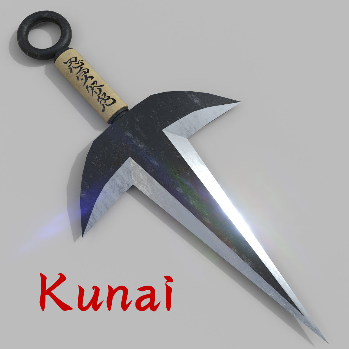 3D Kunai_N1 3D Model