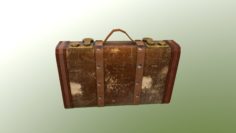 Leather suitcase 3D Model