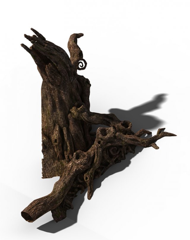 Zhongnanshan – beautiful personality tree root 01 3D Model