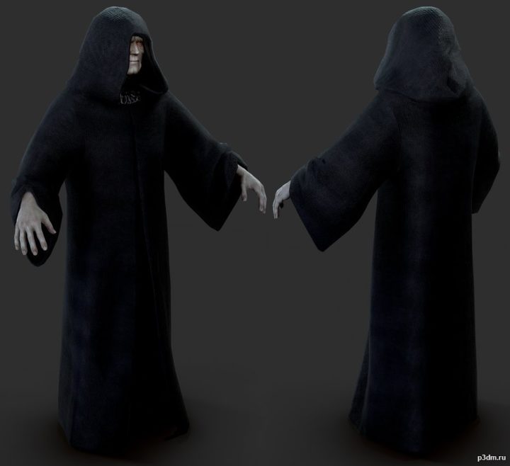 Emperor Palpatine 3D Model