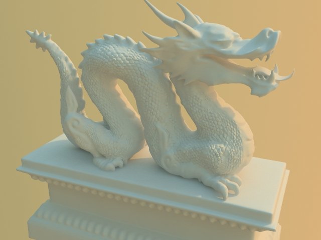 Guardian beast – dragon stone 04 3D Model