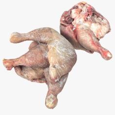 Frozen Chicken Part Meat Butchers Goods 3D Model