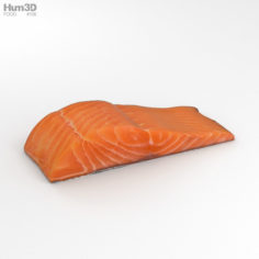Salmon Fillet 3D Model