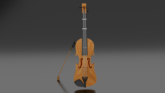 3D Violin Model 3D Model