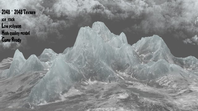 Iceberg 3D Model