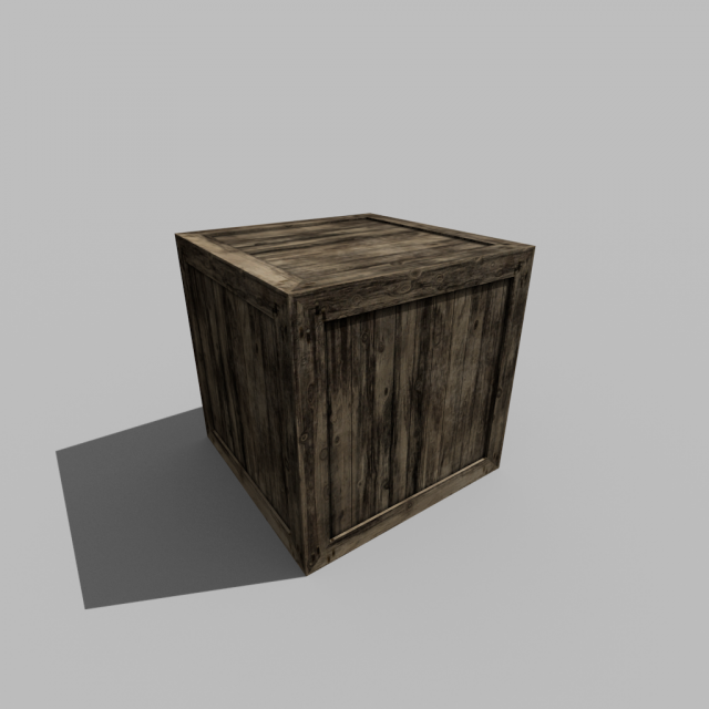 Woodbox 3D Model
