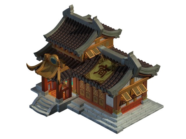 Ancient Capital Architecture – Chamber of Commerce 3D Model