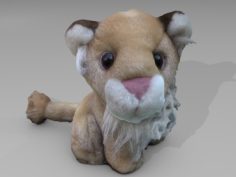 Lion Stuffed Animal (Photoscan) 3D Model
