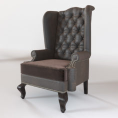 3D Armchair_empire 3D Model