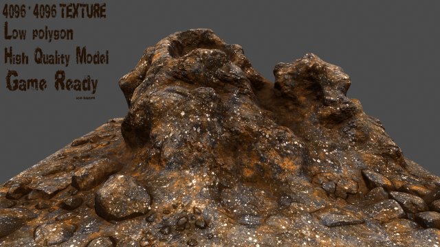 Rock 3D Model