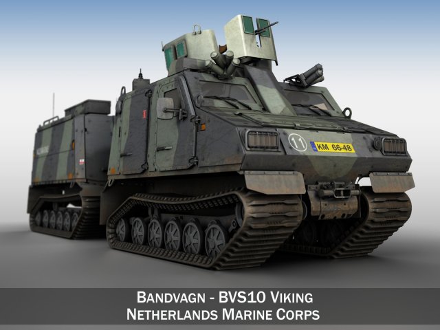 BVS10 Viking – Netherlands Marine Corps 3D Model
