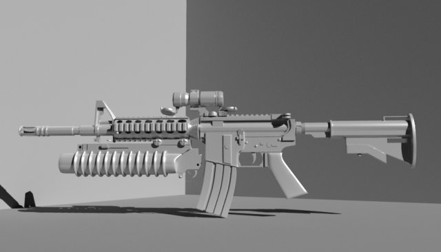 Gun 3D Model