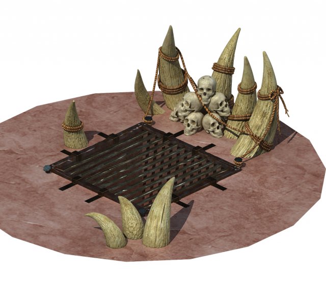 Forgotten tribe – dungeon 3D Model