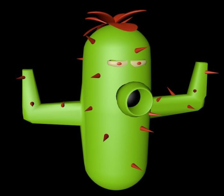 Cactus 3D Model