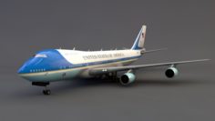 US President aircraft 3D Model