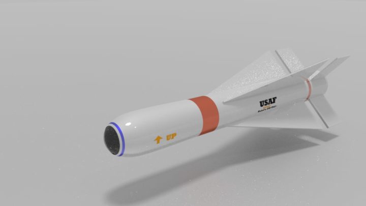 3D AGM-65 Missile 3D Model