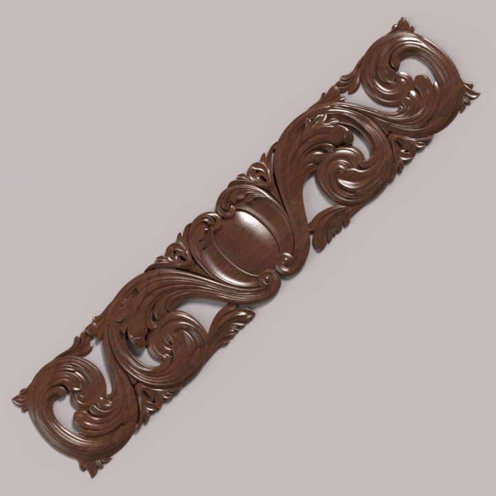 Carved decor_DeG.051 3D model 3D Model