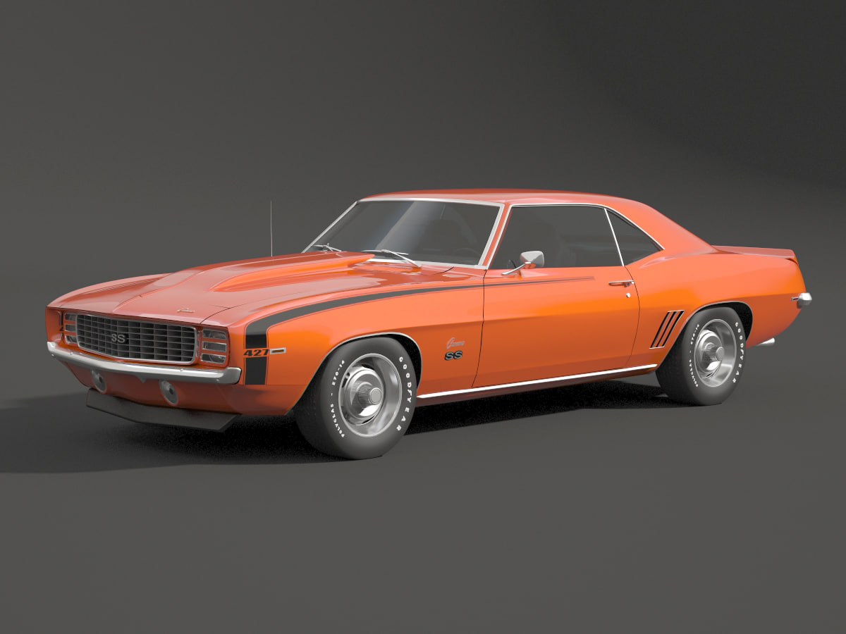 3D 1969 camaro ss model 3D Model