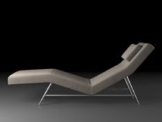 Fred Armless Chaise 3D Model