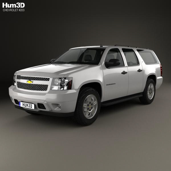 Chevrolet Suburban LT 2007 3D Model