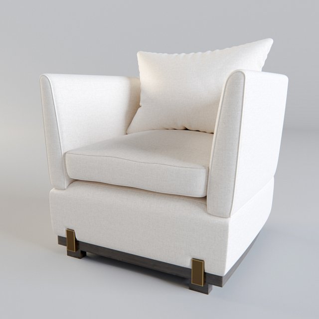 Carlyle Collective – Ida Armchair 3D Model
