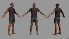 Colonist Male 1 3D Model