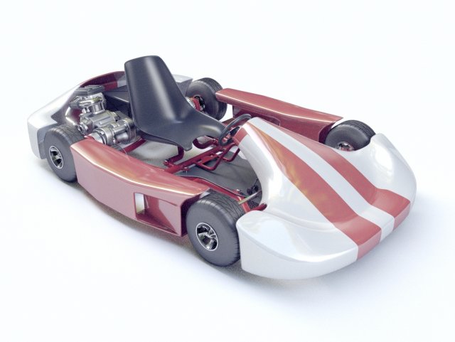 Go-kart Racing 3d model Vray 3D Model