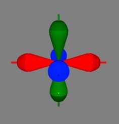 3D P orbitals 3D Model