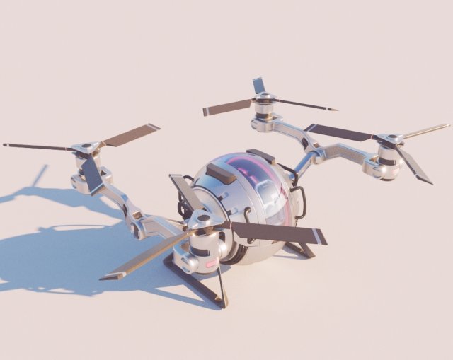 Cargo QuadCopter sci fi 3d model vray 3D Model