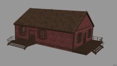 Wooden house 3D Model