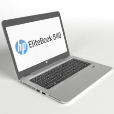 HP EliteBook 840 G3 customizable laptop 3D Model