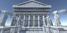 Ancient Greek City Game Ready Pack 3D Model