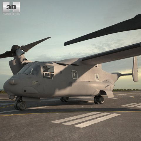 Bell Boeing V-22 Osprey 3D Model