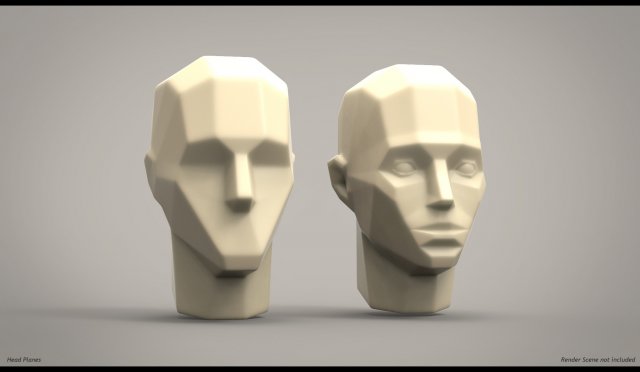 Head planes 3D Model