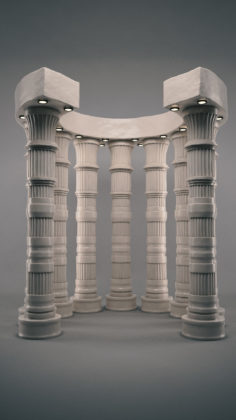 Modern colonne 3D Model