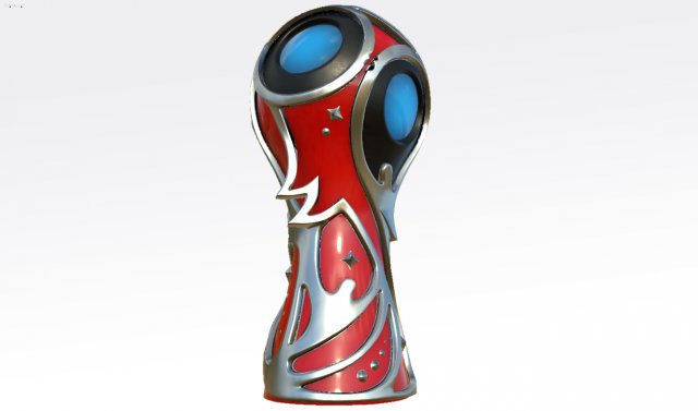 Fifa WorldCup 2018 Logo PBR 3D Model