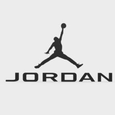 Jordan logo 3D Model