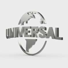 Universal studios logo 3D Model