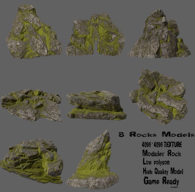 Rocks5 3D Model