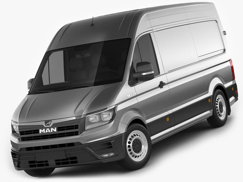 MAN TGE panel van L1H2 3D Model