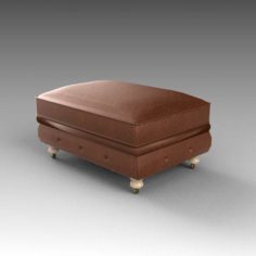 Petite Kensington ottoman 3D Model