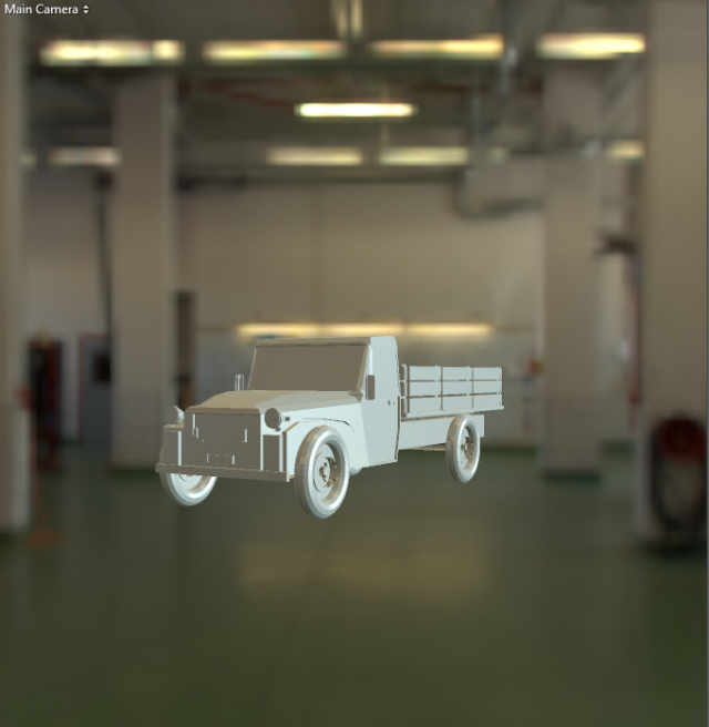 Cartoon gas truck 34 of the thirties 3D Model