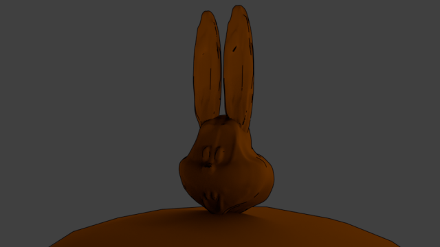 Chocolate Bunny 3D Model