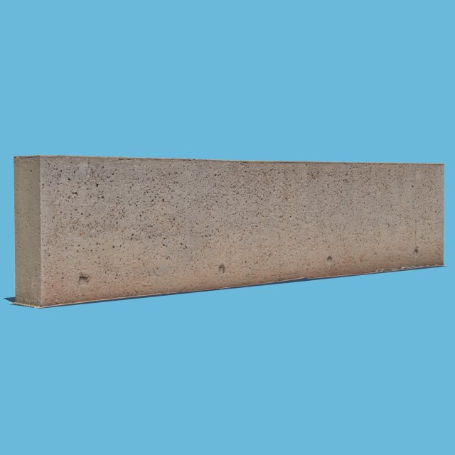 Concrete Wall 3D Model